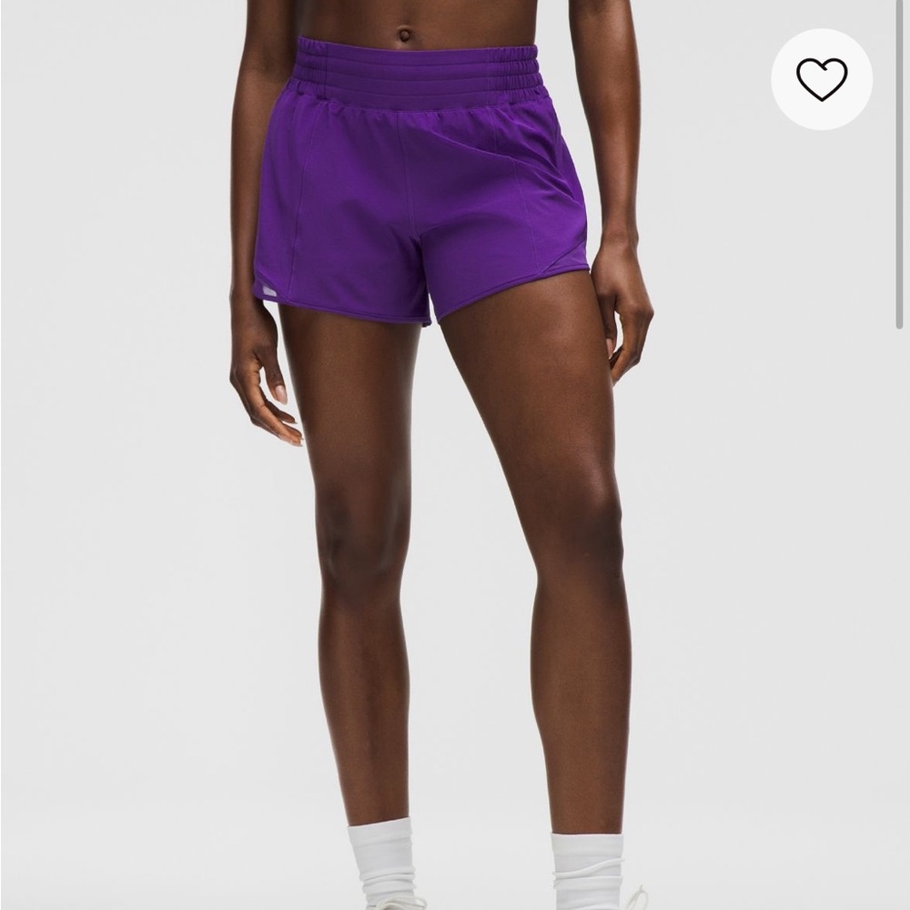 Lululemon Hotty Hot 4” size 6